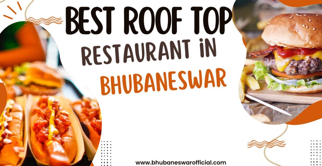 best roof top resturant in bhubaneswar city poster.